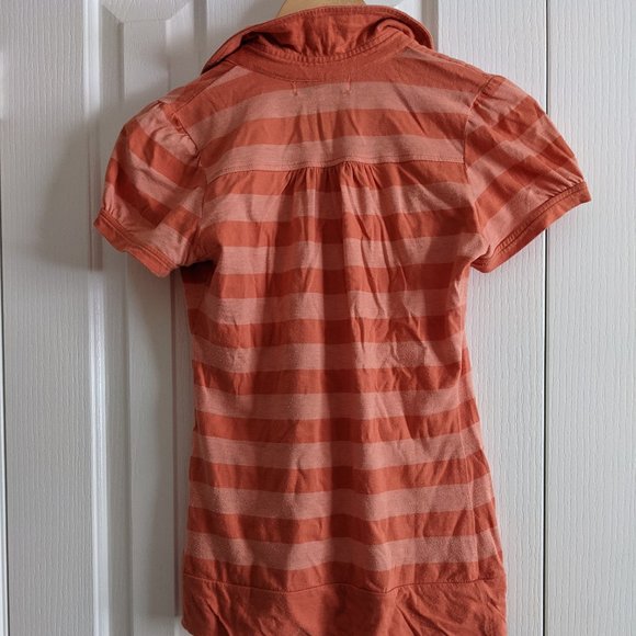 Striped polo tee (Small) - Picture 6 of 6